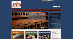 Desktop Screenshot of jerusalemlutheran.org