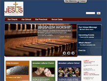 Tablet Screenshot of jerusalemlutheran.org