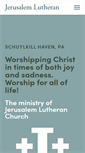 Mobile Screenshot of jerusalemlutheran.com