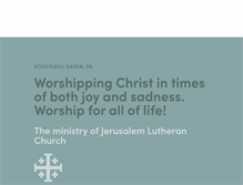 Tablet Screenshot of jerusalemlutheran.com